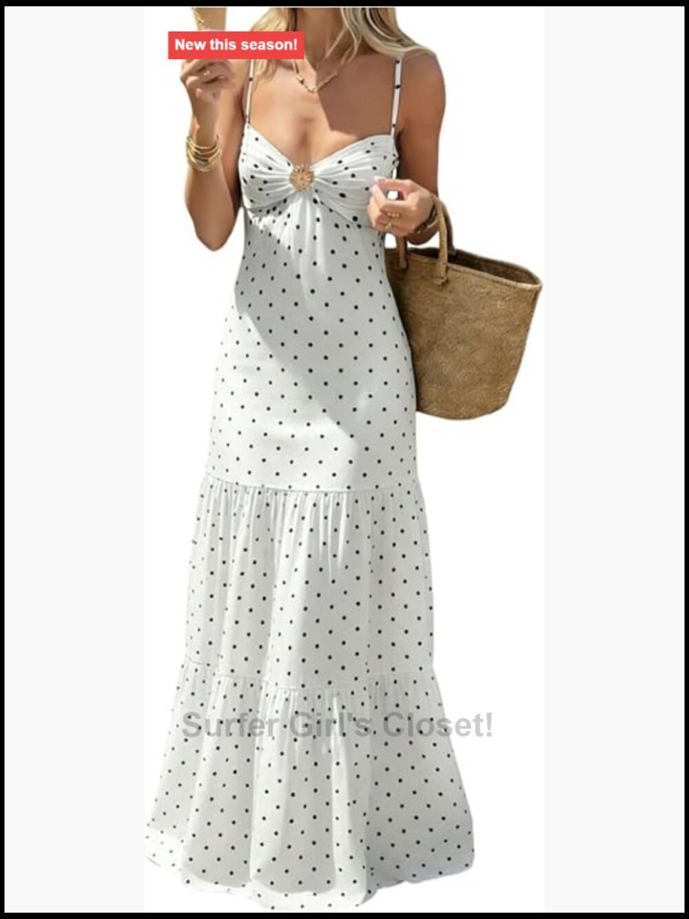 A Line Tiered Maxi Cami Dress Sleeveless Sweetheart Neck Low Back
